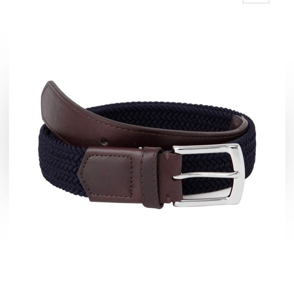 HOLDERNESS & BOURNE The Fisher Belt Navy Men’s 38